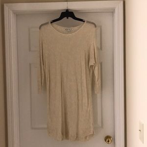 Cream tunic sweater